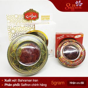 Bahraman Saffron hộp 5 gram